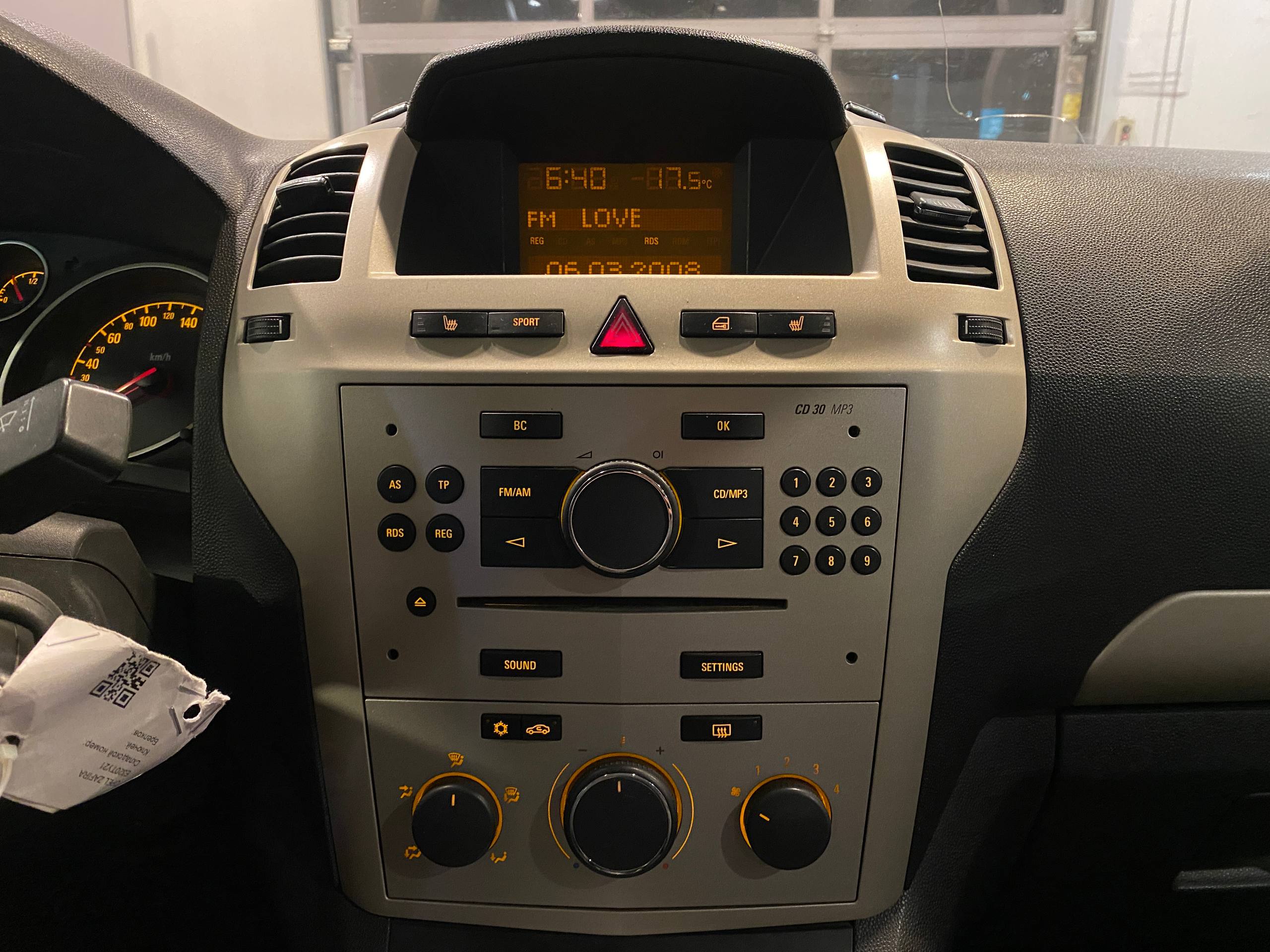 OPEL ZAFIRA